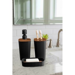 Safir 3'Lü Banyo Seti / Ahşap