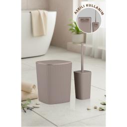 Safir 2'Li Banyo Seti  / Kahverengi