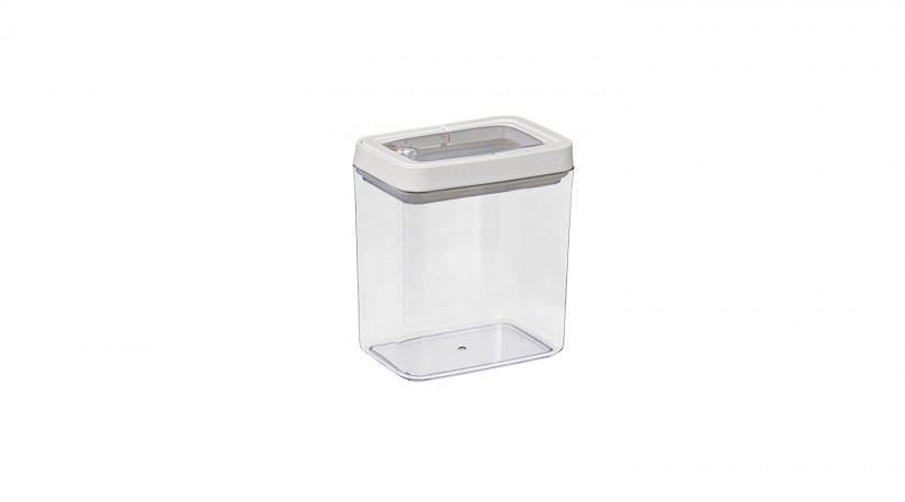 Vakumlu Erzak Kavanozu Dikdörtgen No:1 - (2100 ML