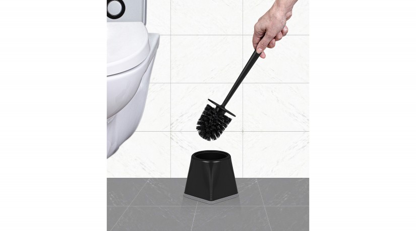 Piramit WC Fırça Set Siyah