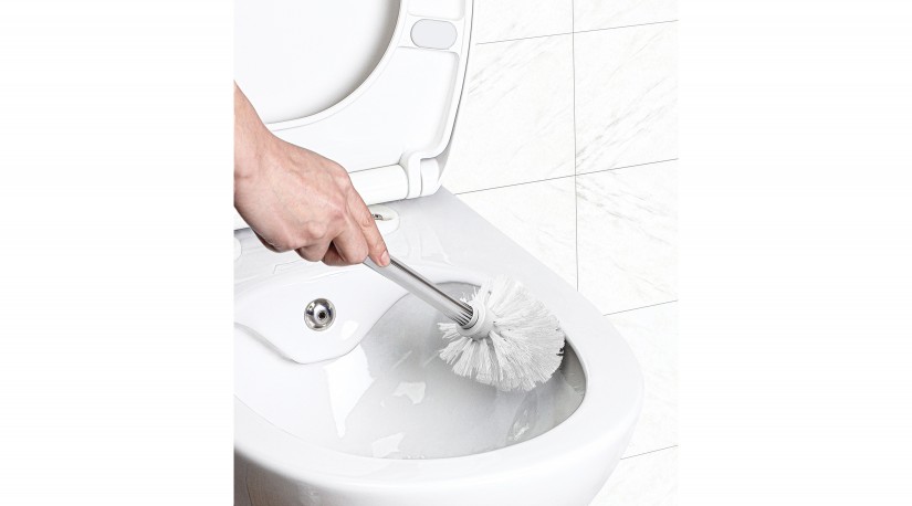 Metal Sap WC Fırça Beyaz