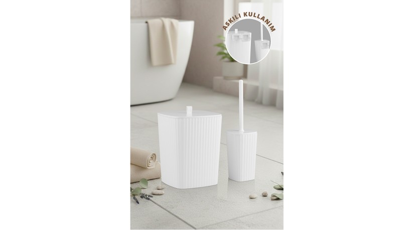 Safir 2'Li Banyo Seti  / Beyaz